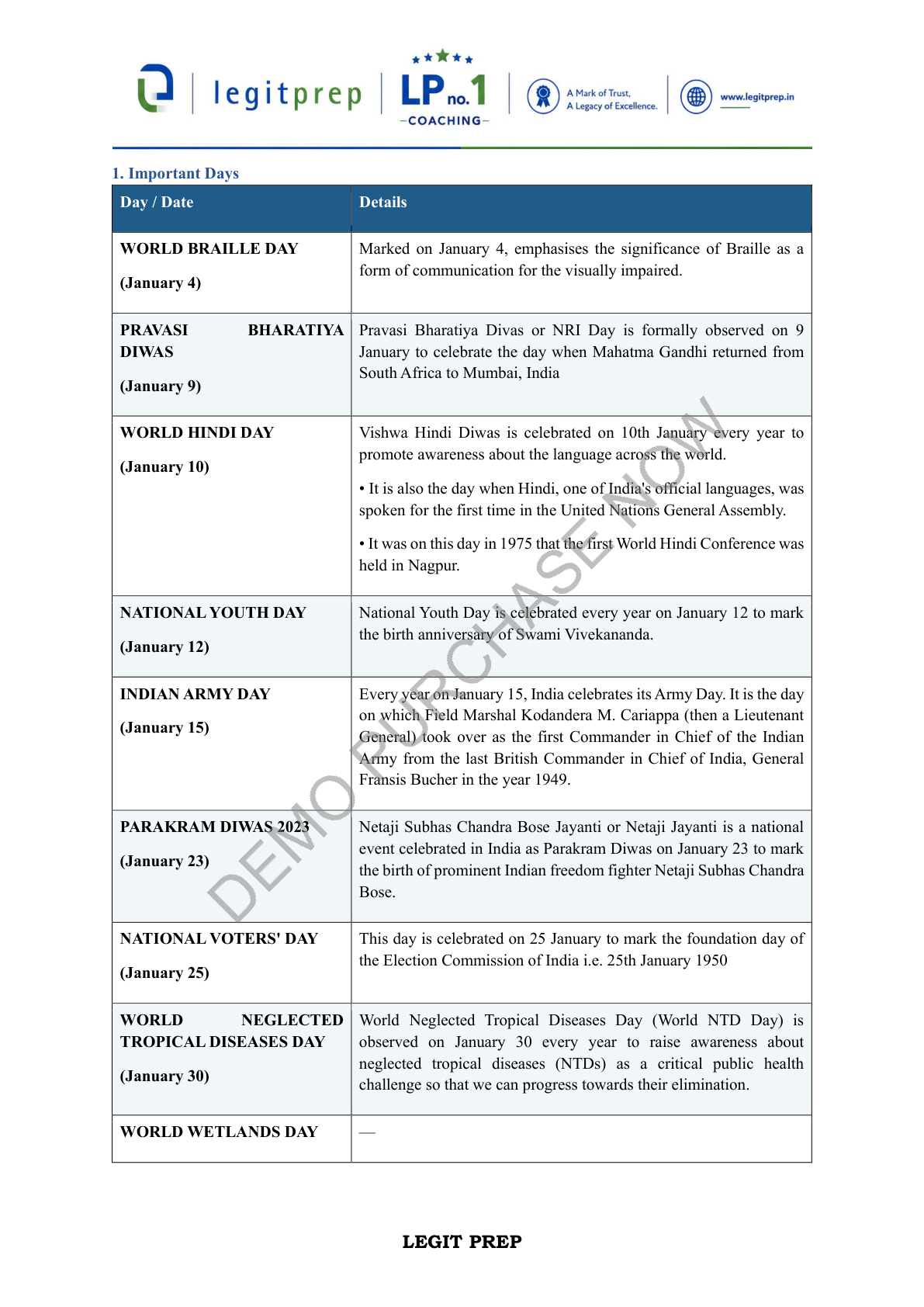 LegitPrep Store Product